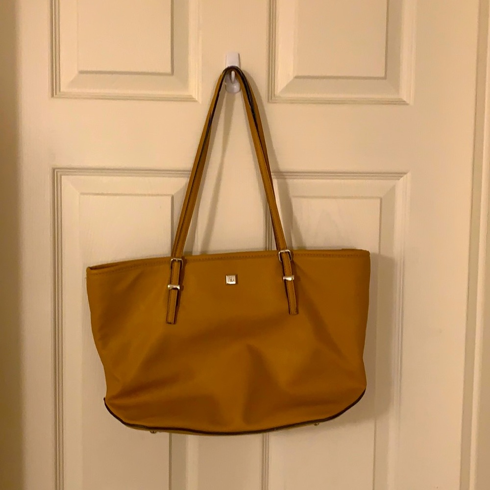 Yellow mustard Nine West shoulder bag purse